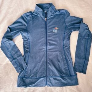 Cutter & Buck Women's KU Blue Full-Zip Jacket